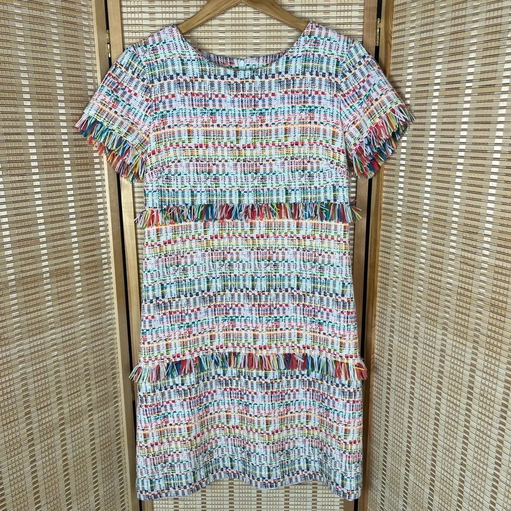 Sara Campbell Bright Tweed Fringe Dress - Picture 5 of 12